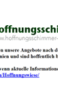 Mobile Screenshot of hoffnungsschimmer-forum.de