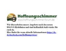 Tablet Screenshot of hoffnungsschimmer-forum.de